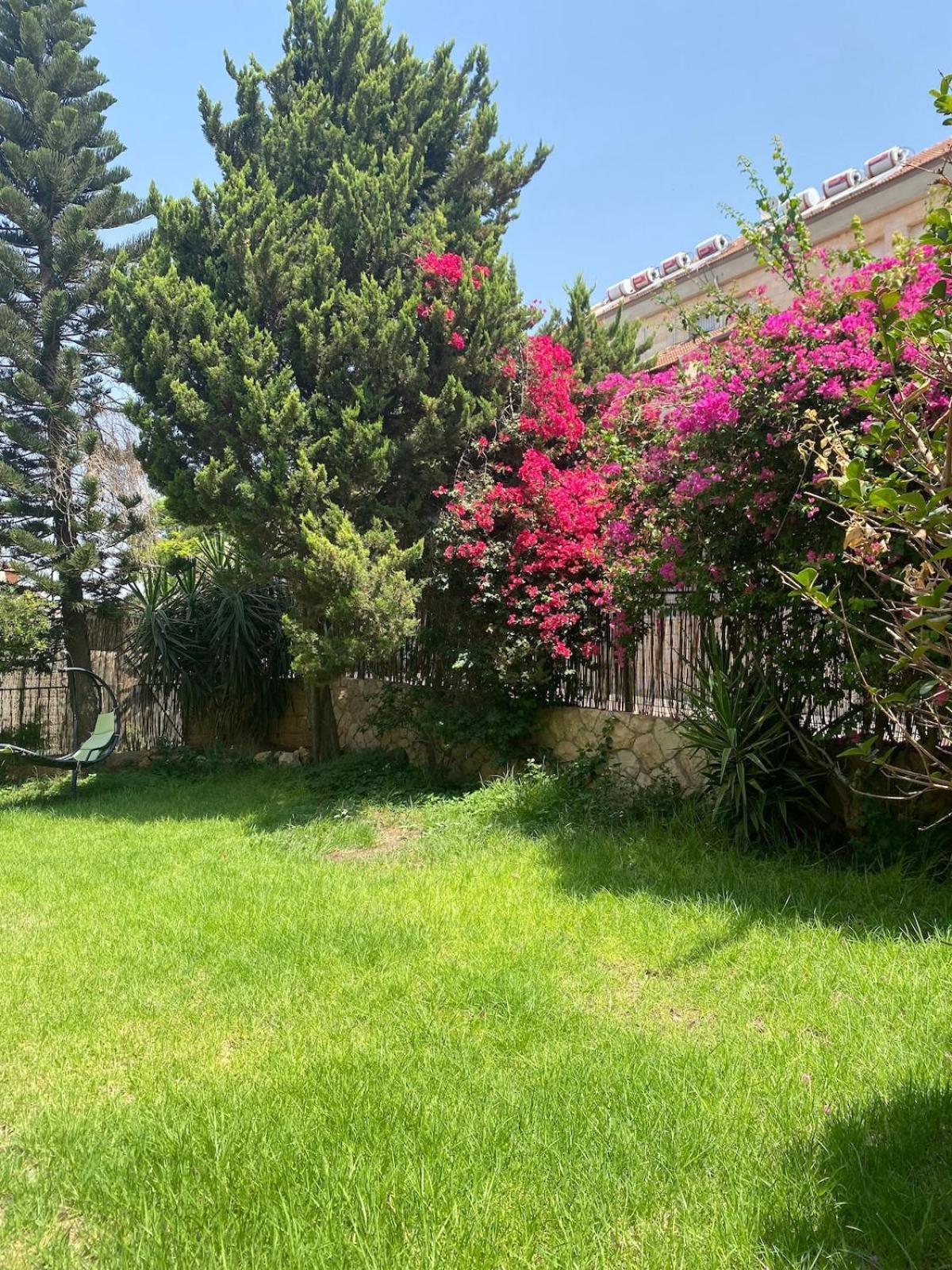דירת גן מרווחת במיקום מעולה עם נטפליקס חינמי Apartment Ma'ale Adumim Exterior foto